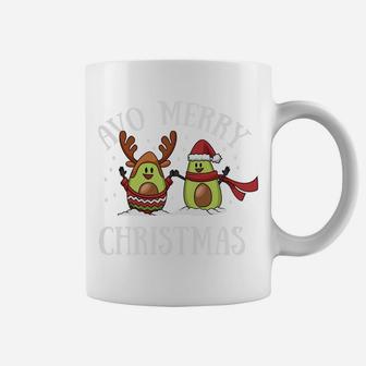 Christmas Avocado Sweatshirt Cute Vegan Vegetarian Xmas Gift Coffee Mug | Crazezy