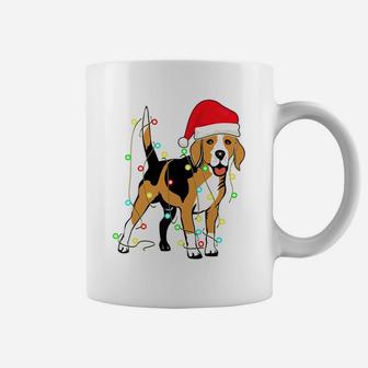 Christmas Lights Beagle Dog Lover Funny Xmas Gift Coffee Mug | Crazezy UK