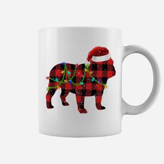 Christmas Lights English Bulldog Dog Lover Dog Dad Dog Mom Sweatshirt Coffee Mug | Crazezy CA