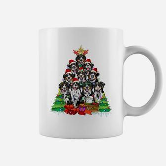 Christmas Pajama Bernese Mountain Tree Xmas For Dog Dad Mom Coffee Mug | Crazezy