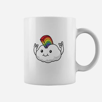 Cloud Rainbow Mohawk Gay Pride Coffee Mug - Thegiftio UK