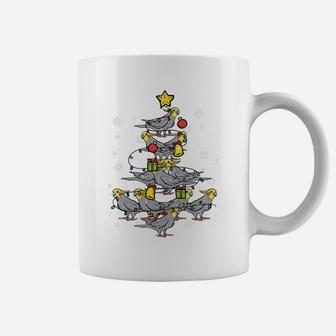 Cockatiel Christmas Tree Bird Cute Xmas Pajamas Pjs Animal Sweatshirt Coffee Mug | Crazezy AU