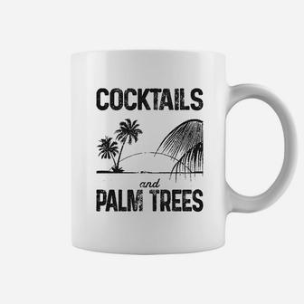 Cocktails And Palm Trees Coffee Mug - Thegiftio UK