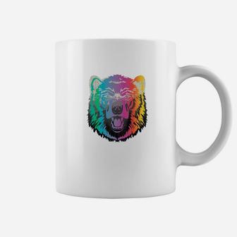 Colorful Bear Wild Animal Jungle Lover Funny Gift Coffee Mug - Thegiftio UK
