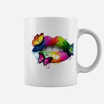 Colorful Lips Coffee Mug | Crazezy AU