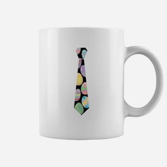 Colorful Neck Tie With Easter Eggs Easter Coffee Mug - Thegiftio UK