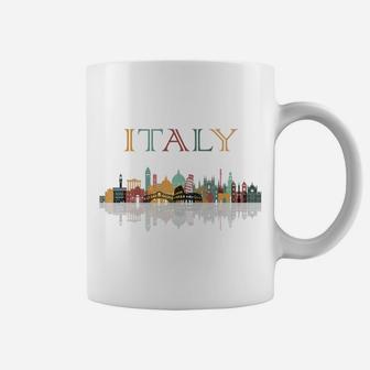 Colorful Travel Around Italy Family Shirt European Vacation Coffee Mug | Crazezy