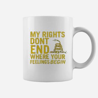 Company Rights Dont End Where Feelings Begin 2Nd Amendment Coffee Mug | Crazezy
