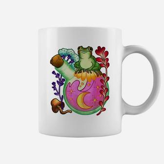 Cottagecore Aesthetic Shirts - Cottagecore Shirt - Cute Frog Coffee Mug | Crazezy