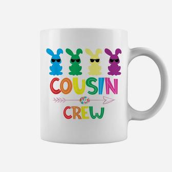 Cousin Crew Cute Bunny Rabbit Matching Easter Day Party Coffee Mug | Crazezy