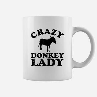 Crazy Donkey Lady Coffee Mug - Thegiftio