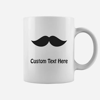 Custom Text Here Mustache Coffee Mug - Thegiftio UK