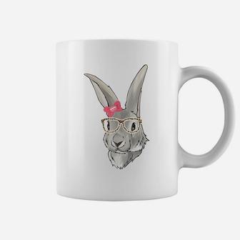 Cute Female Rabbit Women Girls Funny Easter Bunny Coffee Mug | Crazezy DE