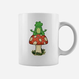 Cute Frog Mushroom - Frog Whisperer Coffee Mug | Crazezy