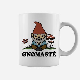 Cute Funny Workout Yoga Hoodie Gnomaste Meditating Gnome Coffee Mug | Crazezy CA