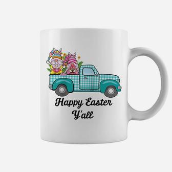 Cute Gnomes With Bunny Ears Egg Hunting Truck Easter Gnome Raglan Baseball Tee Coffee Mug | Crazezy AU