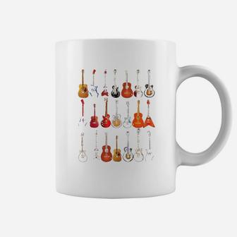 Cute Guitar Rock N Roll Musical Instruments Coffee Mug - Thegiftio UK