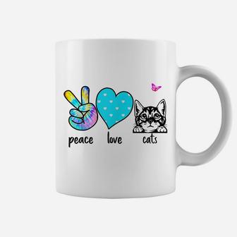 Cute Kitten Loving Shirt For Cat Lovers Cool Tie Dye Tshirt Coffee Mug | Crazezy AU