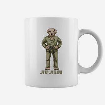 Cute Labrador Dog - Brazilian Jiu-Jitsu, Bjj Gift Coffee Mug | Crazezy
