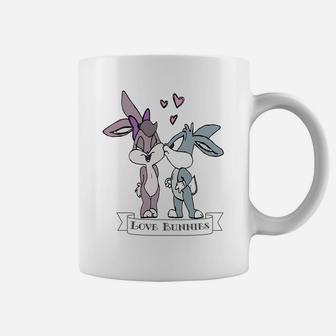 Cute Love Bunnies Cartoon Bunny Rabbit Tee Coffee Mug - Thegiftio UK