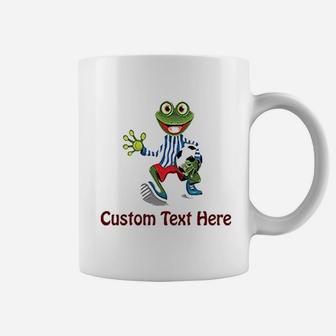 Cute Rascals Frog Soccer Player Coffee Mug | Crazezy