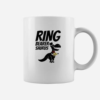 Cute Ring Bearer Dinosaur Coffee Mug | Crazezy