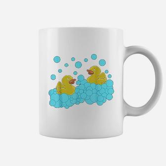 Cute Yellow Rubber Duck Duckie Bath Toys Rubber Ducky Coffee Mug - Thegiftio UK