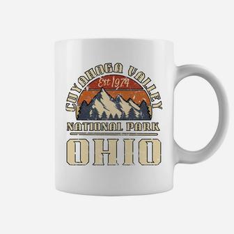 Cuyahoga Valley National Park Ohio Mountain Hiking Retro Coffee Mug | Crazezy UK