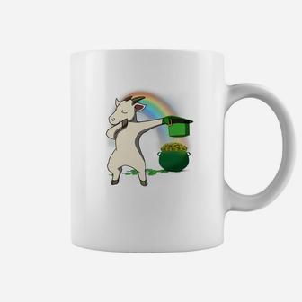Dabbing Goat Leprechaun St Patricks Day Lucky Coffee Mug - Thegiftio UK