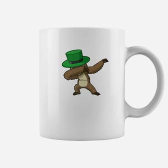 Dabbing Leprechaun Sloth St Patricks Day Dab Gift Coffee Mug - Thegiftio UK