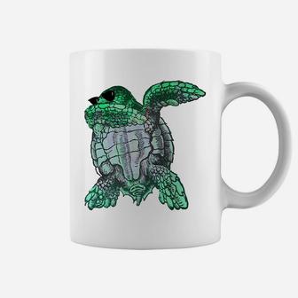 Dabbing Sea Turtle Green Honu Dab Dance Gift Women Kids Boys Coffee Mug | Crazezy DE