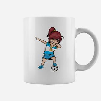 Dabbing Soccer Argentina Jersey Shirt - Argentinian Football Coffee Mug | Crazezy