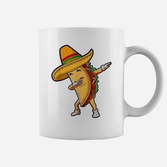 Dabbing Taco Cinco De Mayo Funny Boys Men Mexican Food Lover Coffee Mug | Crazezy