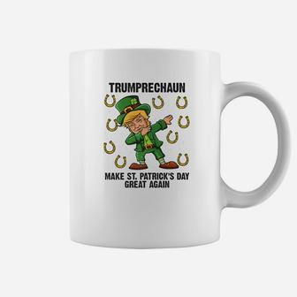Dabbing Trumprechaun St Patricks Day Horse Shoe Dab Coffee Mug - Thegiftio UK