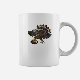Dabbing Turkey Football Thanksgiving Coffee Mug - Thegiftio