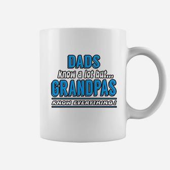 Dad Know A Lot But Grandpas Know Everything Coffee Mug - Thegiftio UK