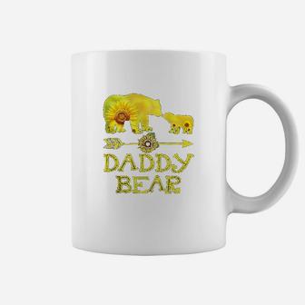 Daddy Bear Mothers Day Sunflower Family Gift Coffee Mug | Crazezy
