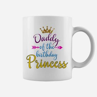 Daddy Of The Birthday Princess Matching Family T-Shirt Coffee Mug | Crazezy UK