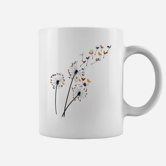 Dandelion Chicken Flower, Floral Chickens Tree Lover Coffee Mug | Crazezy