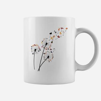 Dandelion Rabbit Flower, Floral Bunny Tree Lover Coffee Mug | Crazezy UK