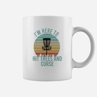 Disc Golf Hit Trees And Curse Retro Disc Golf Gi Coffee Mug - Thegiftio UK