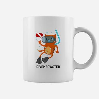 Dive Meowster Coffee Mug | Crazezy