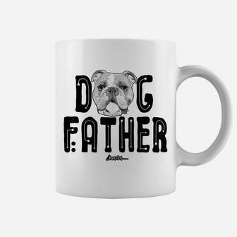 Dog Father Shirt, English Bulldog Dad Top, Fun Dog Lover Coffee Mug | Crazezy