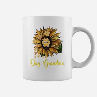 Dog Grandma Sunflower Shirt Funny Cute Family Gifts Apparel Coffee Mug | Crazezy AU