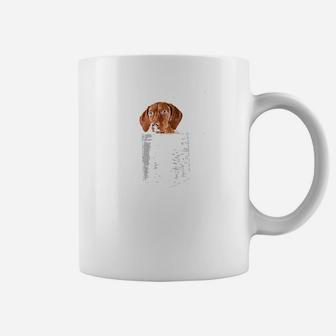 Dog In Your Pocket Vizsla Coffee Mug | Crazezy UK