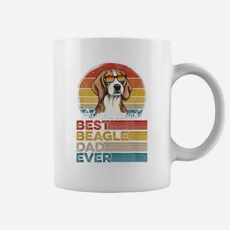 Dog Vintage Best Beagle Dad Ever Fathers Day Puppy Dog Dad Coffee Mug | Crazezy DE