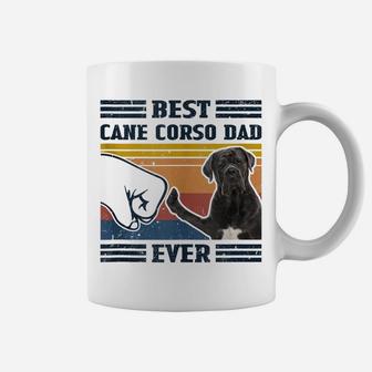 Dog Vintage Best Cane Corso Dad Ever Father's Day Coffee Mug | Crazezy UK