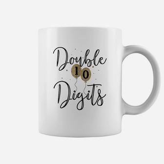Double Digits Birthday 10Th Birthday Gift Coffee Mug | Crazezy DE