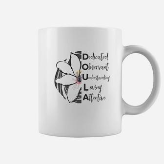 Doula Quote Thank You Appreciation Gift Half Picture Text Coffee Mug | Crazezy CA
