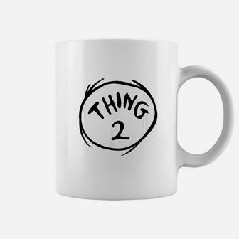 Dr Seuss Thing 2 Emblem Color Option Coffee Mug - Seseable